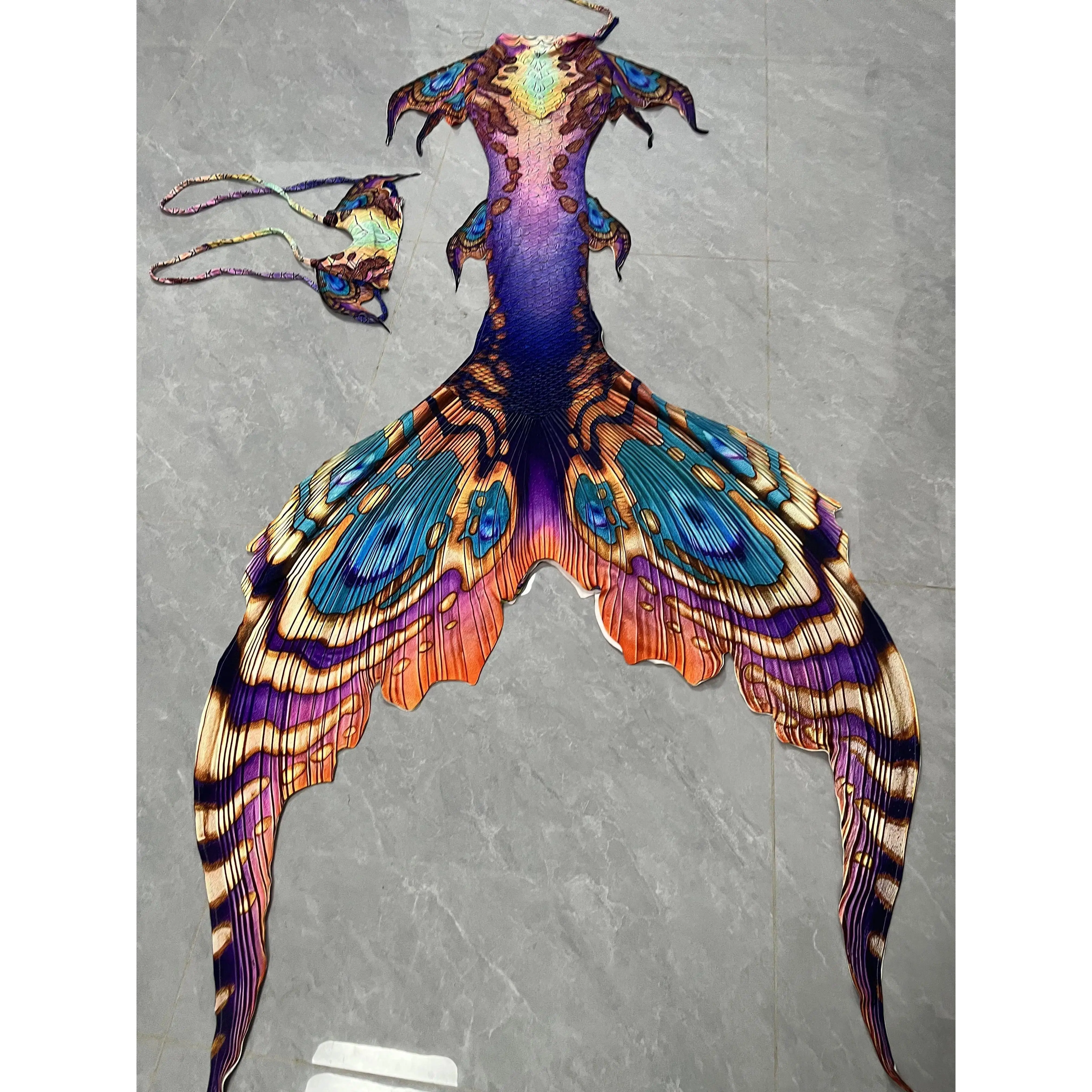Mermaid Costumes For Aquarium Performances Adult-Sized Costumes With   Colorfastness