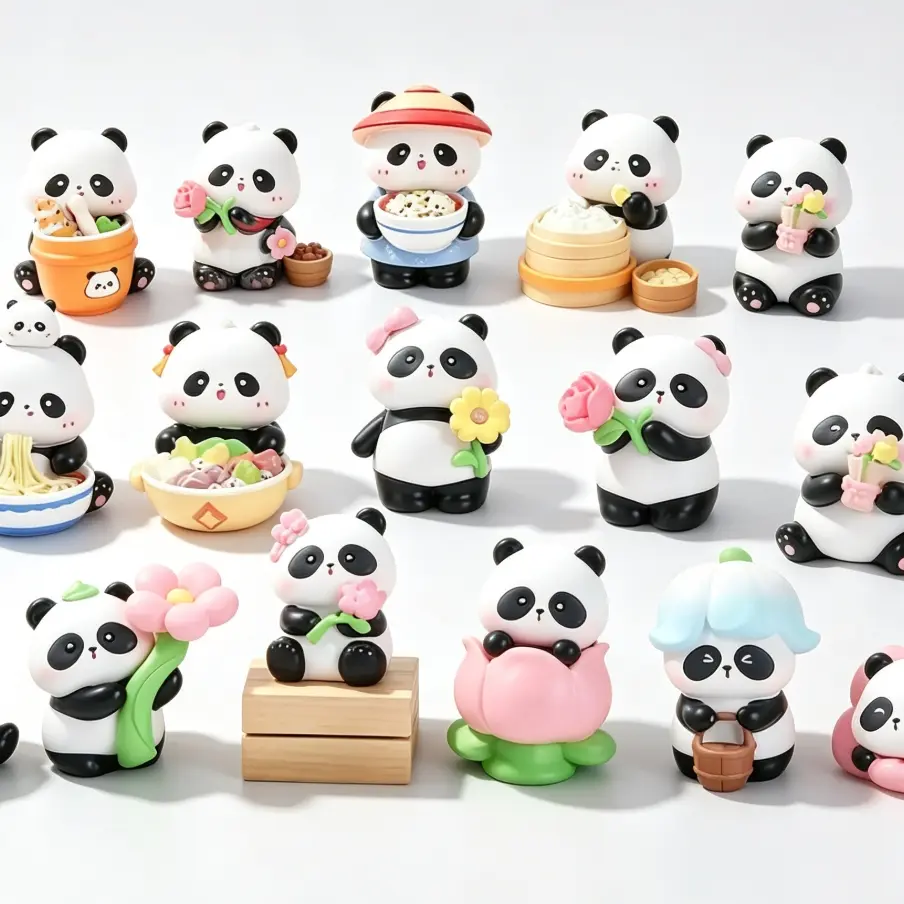 Panda Blind Box+Floral Panda Chubby Blind Box