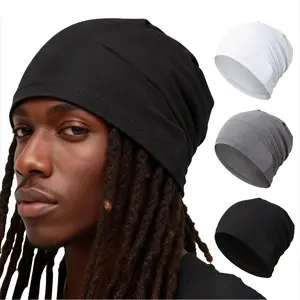 Unisex Skull Cap - Fashion Stretchy Fitted Hat One Size Fits All, Breathable Sports Sleep Cap for Men Women, Daily Wear Workout Running