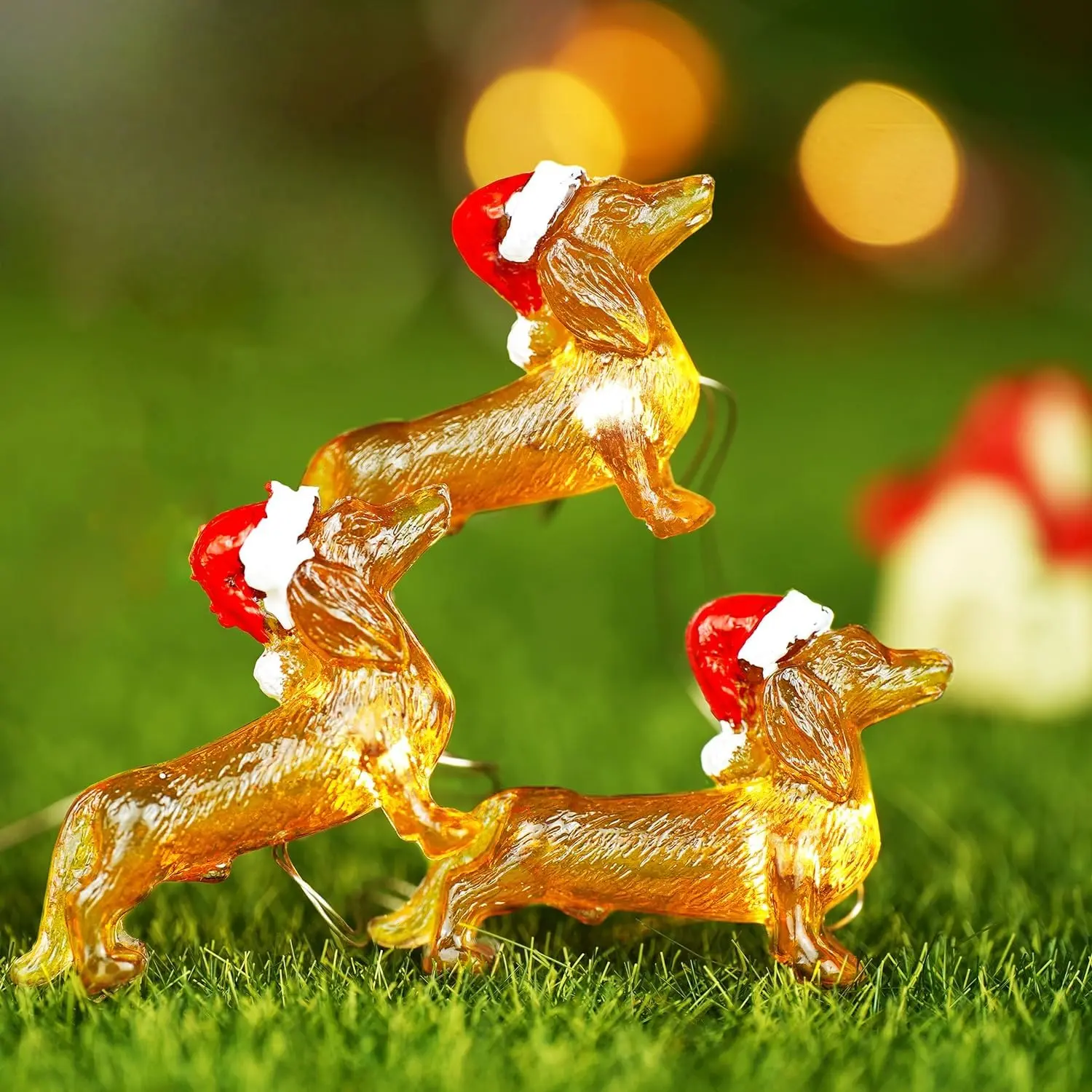 Dachshund  String Lights 10ft 30 LEDs Dachshund  Christmas Light | Fairy Lights with Remote Control Sausage  /USB  Indoor and Outdoor Wedding Party Christmas Decoration