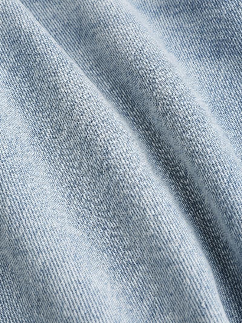 Cider [size XXS Petite-XL Petite] Petite High Waist Ripped Straight Leg Jeans