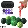 【Black Friday】Silicone Magnetic Fidget Ball Set, 8-Piece Fidget Relaxation Toys with Elastic Texture & Assorted Colors, Stress Relief Toys for Adults & Teens, Sensory Stress Reliever