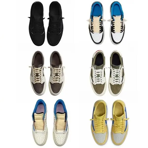 With label 1 low-top casual 23 basketball board shoes