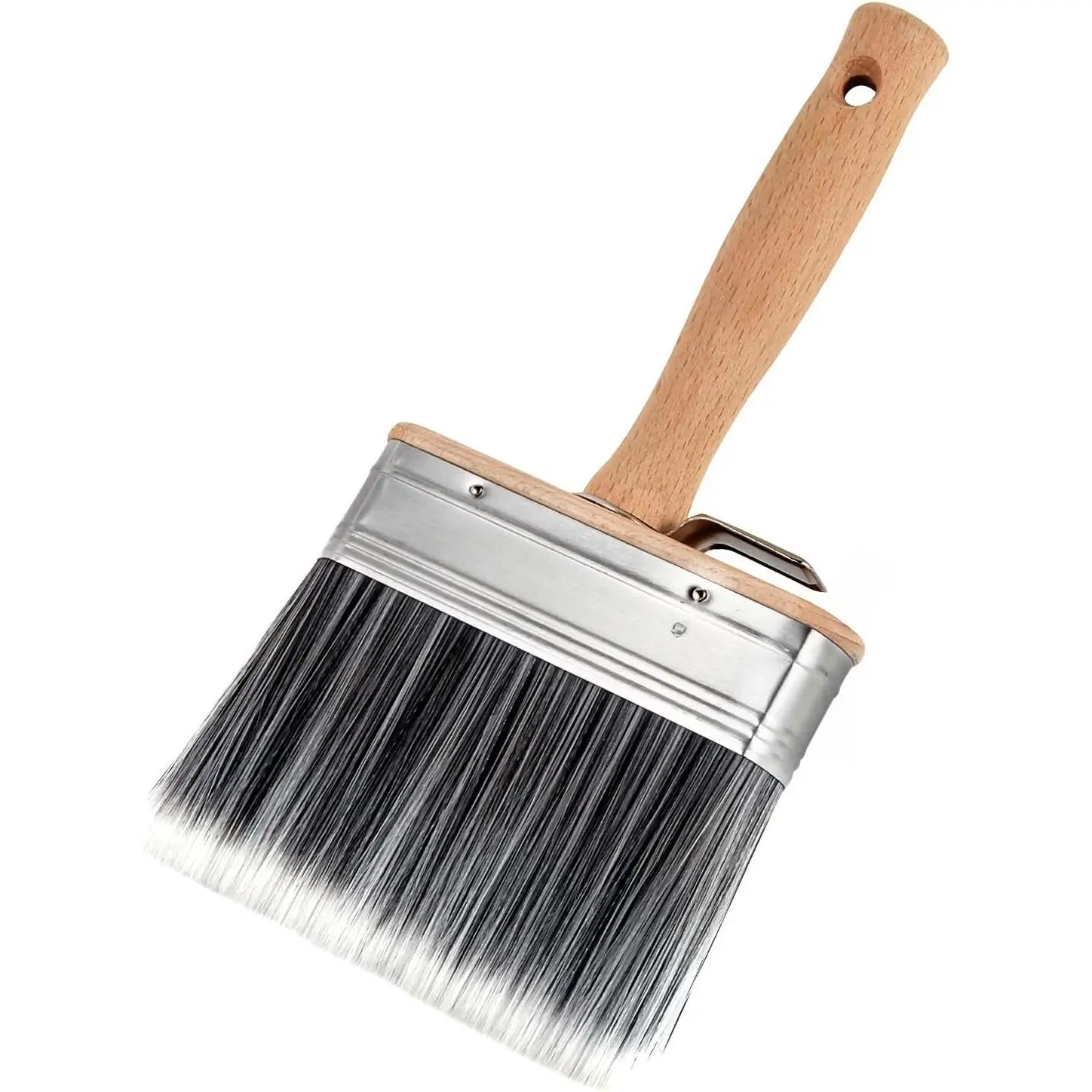 Deck Stain Brush for , Lime Wash  Brush, 5-inch | Big Fence Paintbrush, Large Masonry Brush Outdoor, Wide Limewash Brush for Concrete Blocks & Brick Walls, Synthetic Bristle