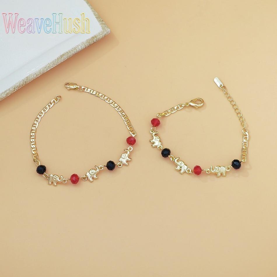 Hot Selling Bohemian Style Light Luxury Baby Elephant Beaded Bracelet for Women, Retro Vintage Personalized Fidget Bead Bracelet, Elegant High-End Aesthetic Wrist Jewelry, Dainty All-Match Boho Charm Bracelet Perfect for Daily Wear, Vacation, Dating, Part