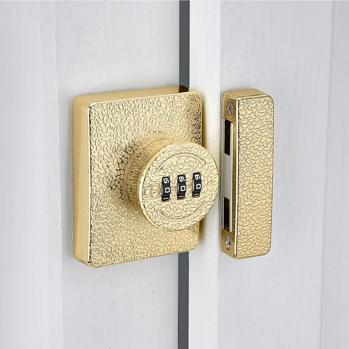 Cabinet Lock,3 Digit Password Keyless,Anti  Mechanical Password Lock,Protect ,for Drawer,Cabinets,Locker, Closet,Windows,Sliding Door,Bathroom,and Garden