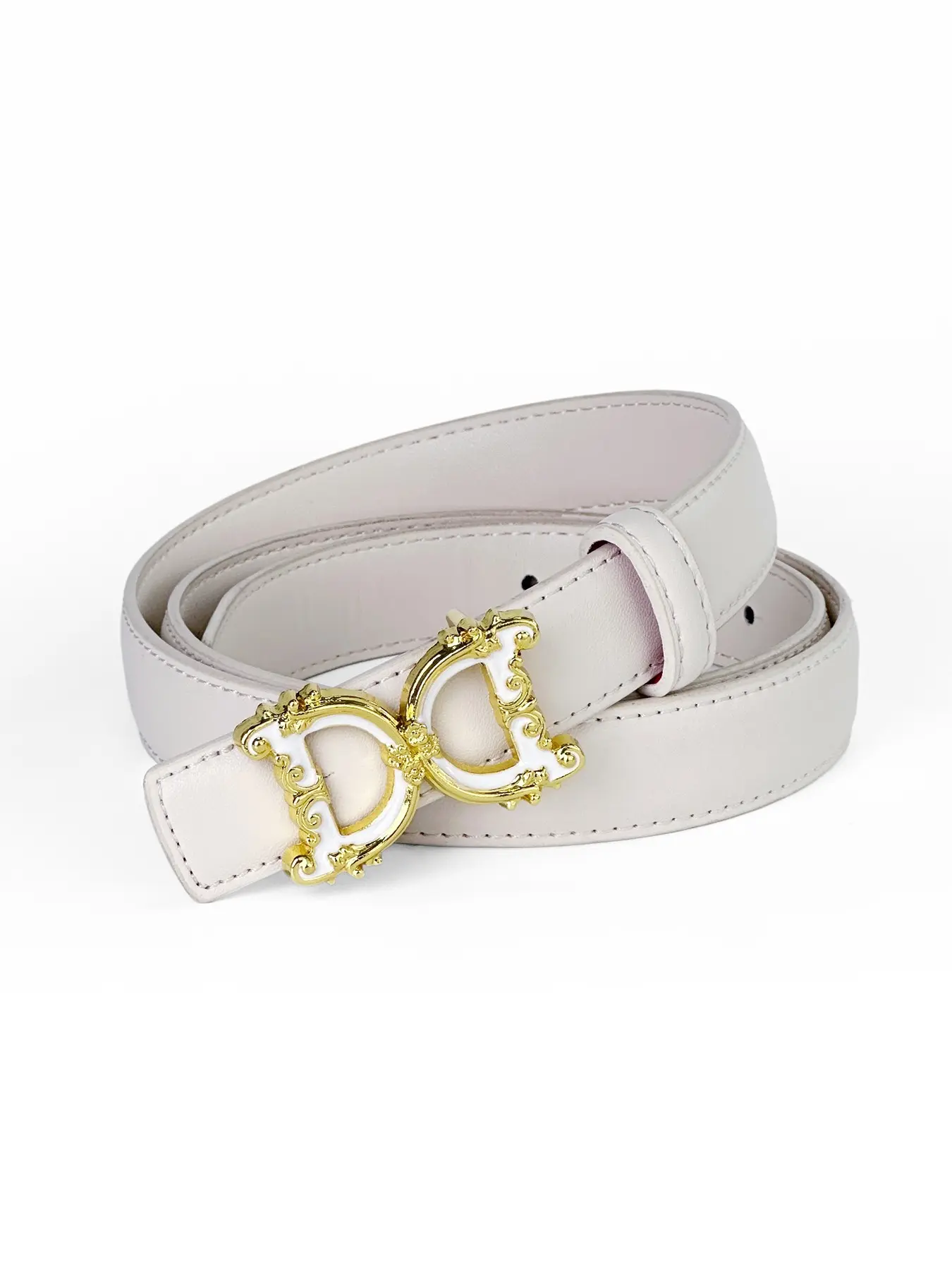 Women's Casual Letter Pattern Belt, All-Season Fashion Accessory, Versatile and Stylish, Perfect for Daily Wear
