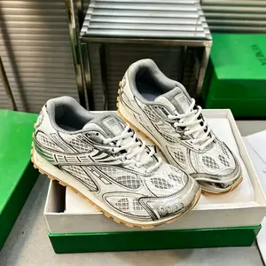 Retro 'Gamma Blue' 2025 Stylish Basketball Shoes Athletic Men's Women's Silver White Mesh Running Sneakers, Metallic Casual Walking Shoes, Breathable Lightweight Trainers for Daily Sports durable rubber relia