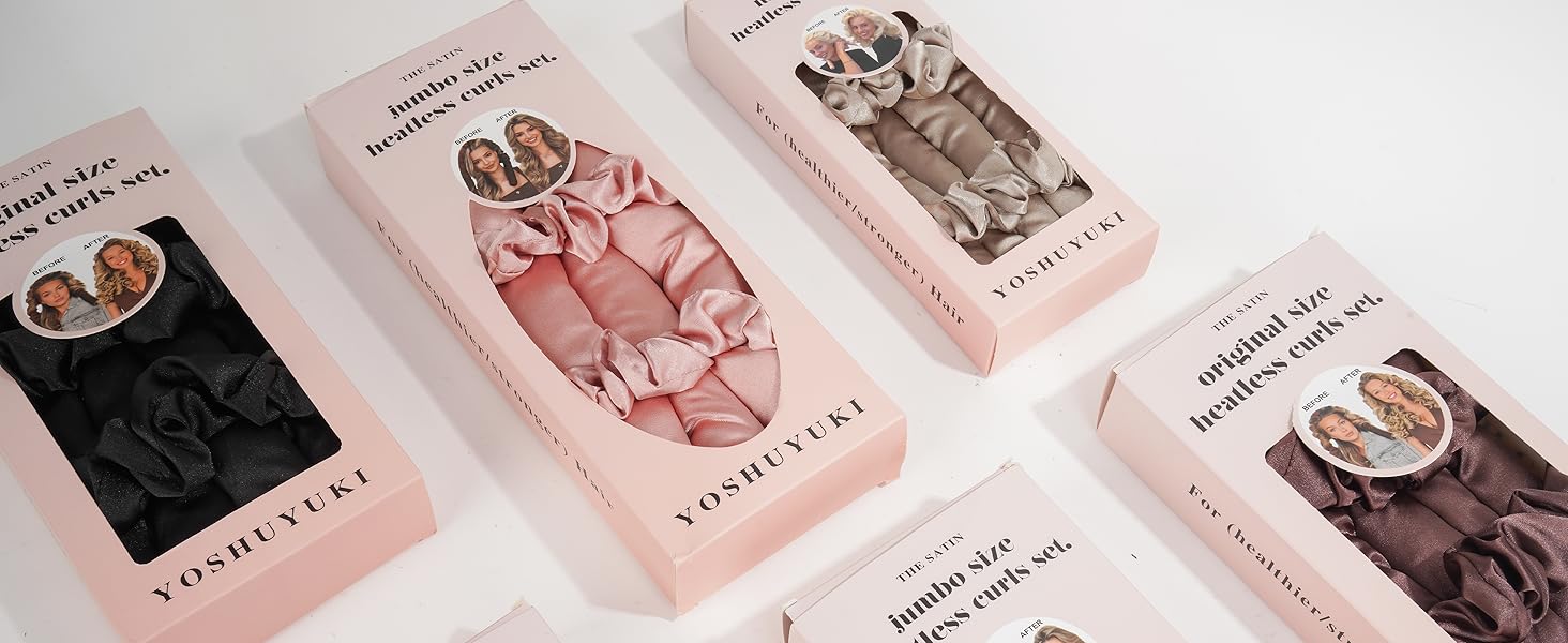 Heatless Curls Overnight Hair Curler to Sleep In Soft Large Jumbo Hair Rollers Flexi Rods for Long Hair Blowout Look Big Curl, No Heat Overnight Curls Satin Heatless Curling Rod Set with Claw Clip