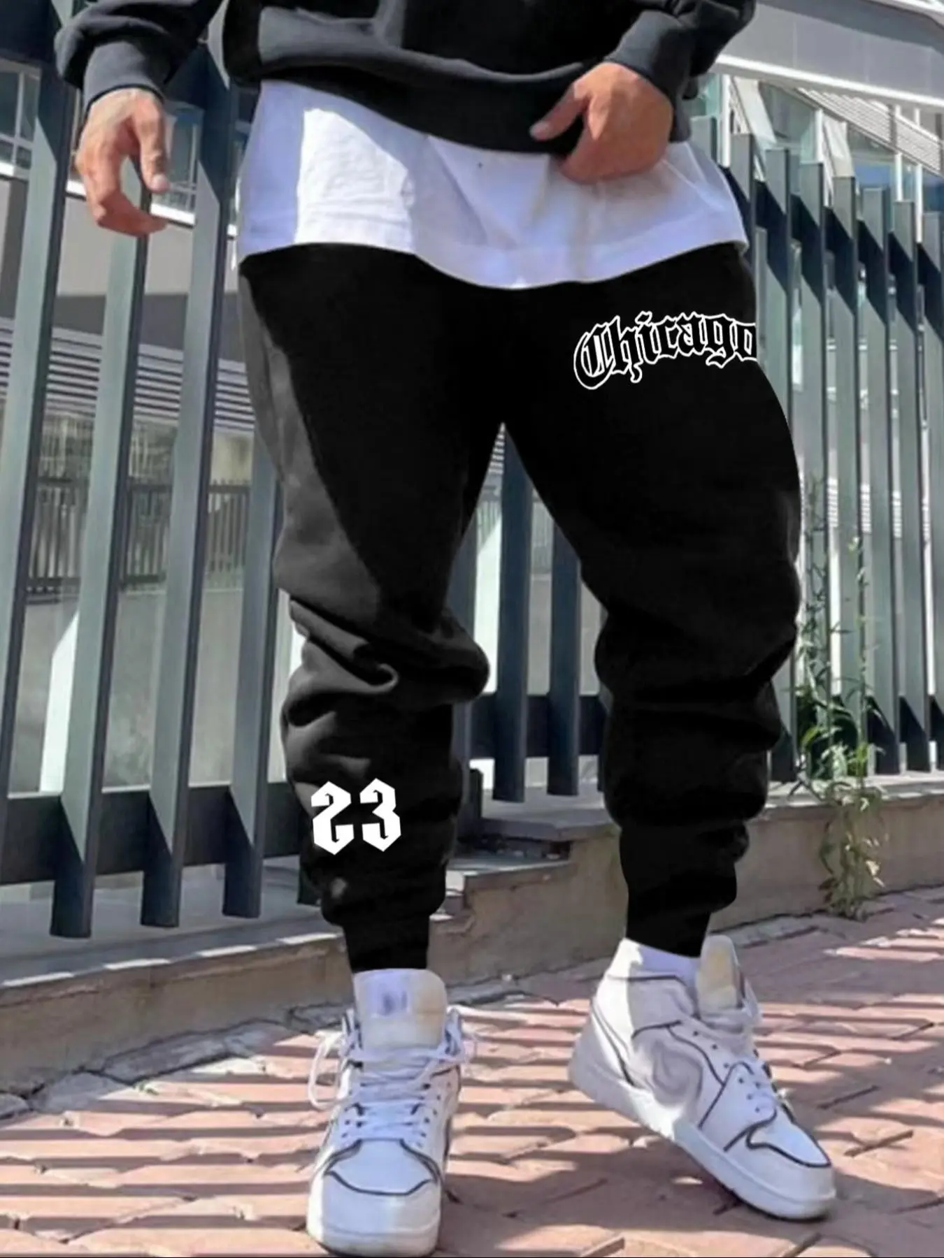 Men's Running Pants, Letter Print Fleece Lined Winter Long Pants, Warm Sports Jogging Pants, Soft Casual Workout Pants, Comfortable Daily Wear, Outdoor Jogging Pants