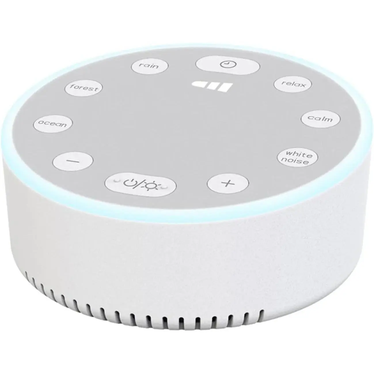 Portable Compact ABS Bluetooth Wireless Speaker - White Noise, Sleep Audio, Volume Adjustment, Mood Aid, Ambient Lighting, Phone Compatibility, Button Controls, Clip, Sun Visor Fit for Distraction-Free Driving; Bluetooth Speakers for Friends, Parents