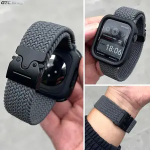 Braided Parachute Smart Watch Strap - Universal Replacement Strap for 41-49mm Smart Watches, Sports & Outdoor Wearable Tech Accessories, Smart Watch Straps
