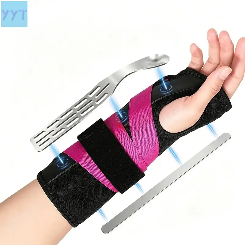 YYT1  Carpal Tunnel Wrist Brace Night Support, Wrist Brace Sleeping, Right/left Hand Pain Relief Splint Brace Women and Men, Comfortable Design Daily Use, Wrist Wrap