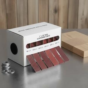 emery cloth roll, 6 grits assorted sand paper, abrasive sandpaper rolls, emery cloth for metal, sandpaper for wood