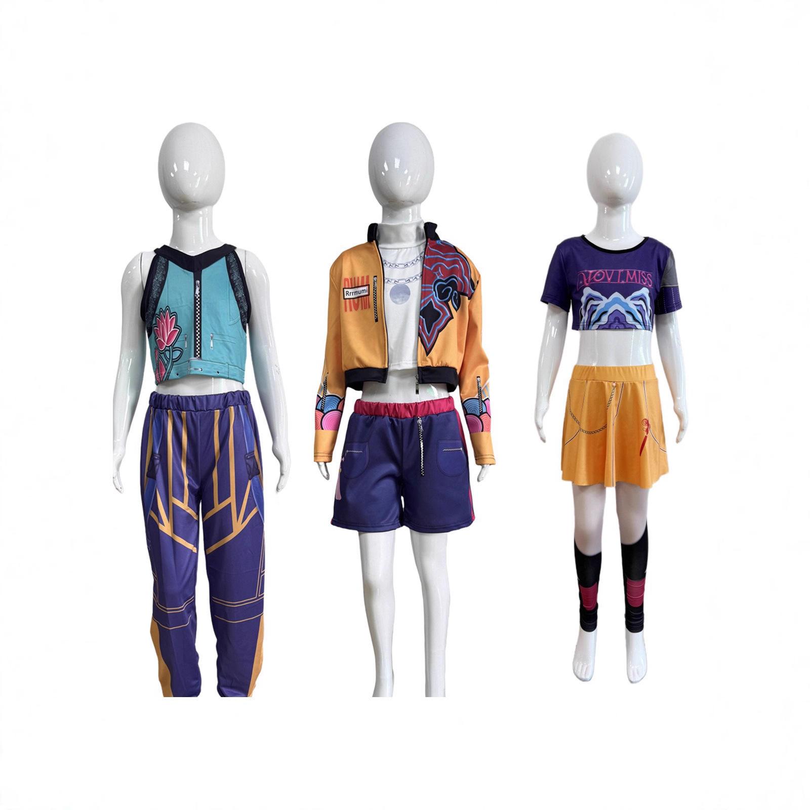 Instant Delivery Hunter Girl Group Cosplay Costume Prints Popular Halloween