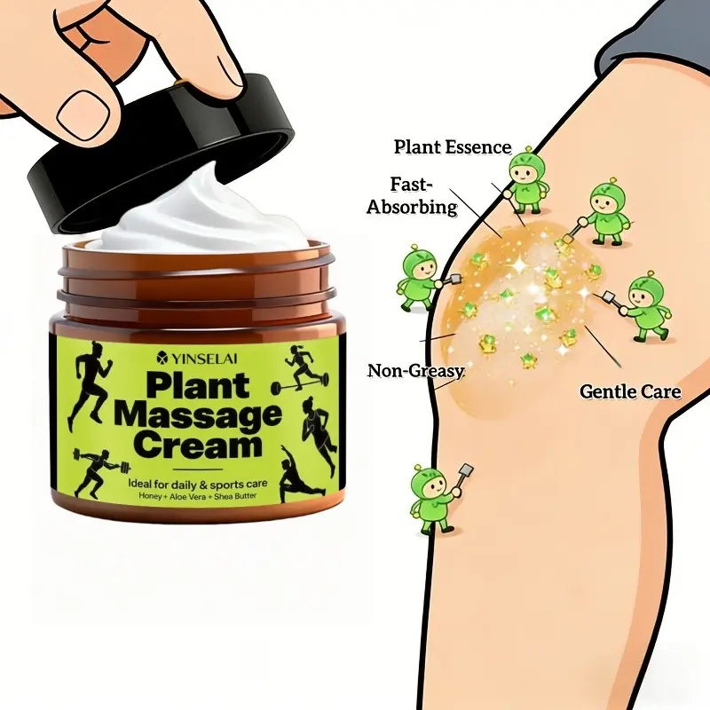 50g Joint Skin Magnesium Essence Deep Nourishing Cream, Chamomile, Shea Butter, Lavender, 72hr Deep Hydration, Moisturizing, Soothing, Quick Absorption, Non-Greasy, Body Care
