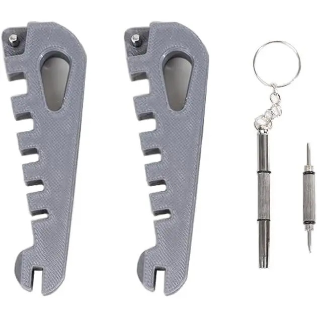 2 count Eyeglass Frame Adjuster Tool with 3-in-1  Set, Professional Eyeglass Frame Bending & Temple Arm Repair Tool, Mini Glasses  and Nose Pads Adjustment Repair Tool for DIY Glasses
