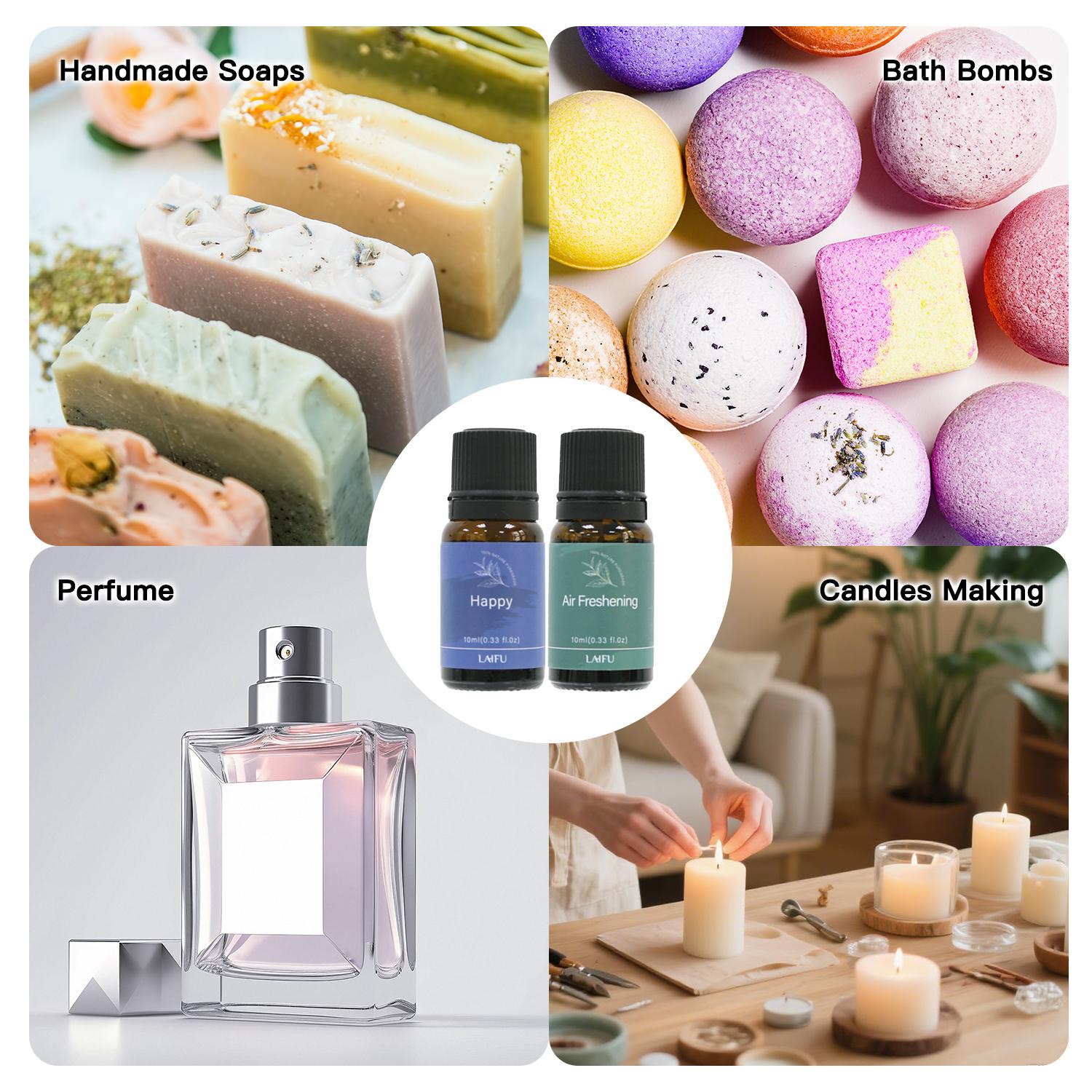 Essential Oil Blend Set, Aromatherapy Essential Oil Kit, Fresh Air Deodorant for Home & Office, A Variety of Complex Fragrances for Diffuser & DIY Candles, Great Gift.