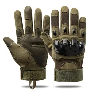 Tactical Full Finger Gloves – Soft Knuckle Protection, Touchscreen-Compatible, Non-Slip & Breathable, Ideal for Outdoor Sports, Motorcycle Riding, Training, Hunting, and Work