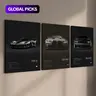 【Black Friday】Set of 3 Wooden-Framed Supercar Canvas Prints, Triple-Panel Car-Themed Wall Art for a Men's Bedroom or Living Room, Gift for Automotive Enthusiasts #GLOBAL PICKS