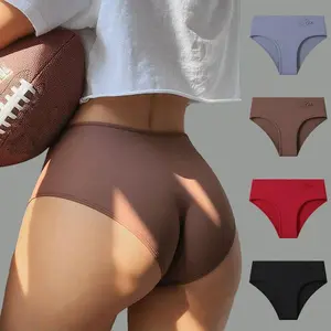 Women's High-Waist Knicker 4-Pack, Soft Comfy Cotton Underwear, Breathable Tummy Control Mixed Color-4pc Panties for Women