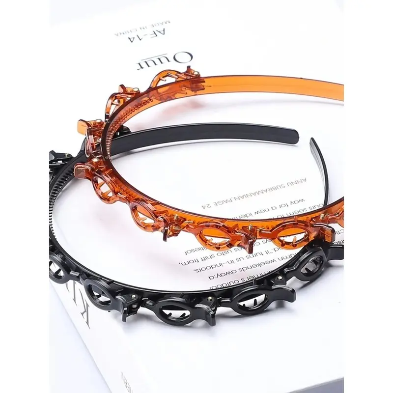 Cute hair clip decorative headband, innovative multifunctional hairband with clip, women's hair accessory, hairstyle accessory, simple headwear, fashionable headband, simple hairband, Mother's Day gift, hair clip headband, fashionable headband