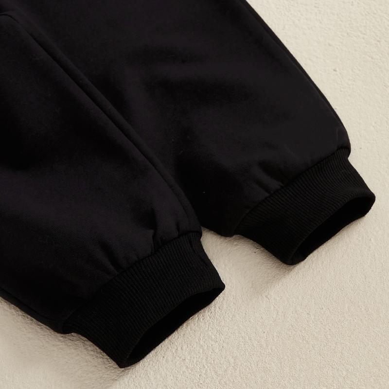 Toddler Baby Boys Outfits Long Sleeve Plaid Hooded Sweatshirt Pullover Tops Elastic Waist Long Pants Two Piece Casaul Sweatsuit