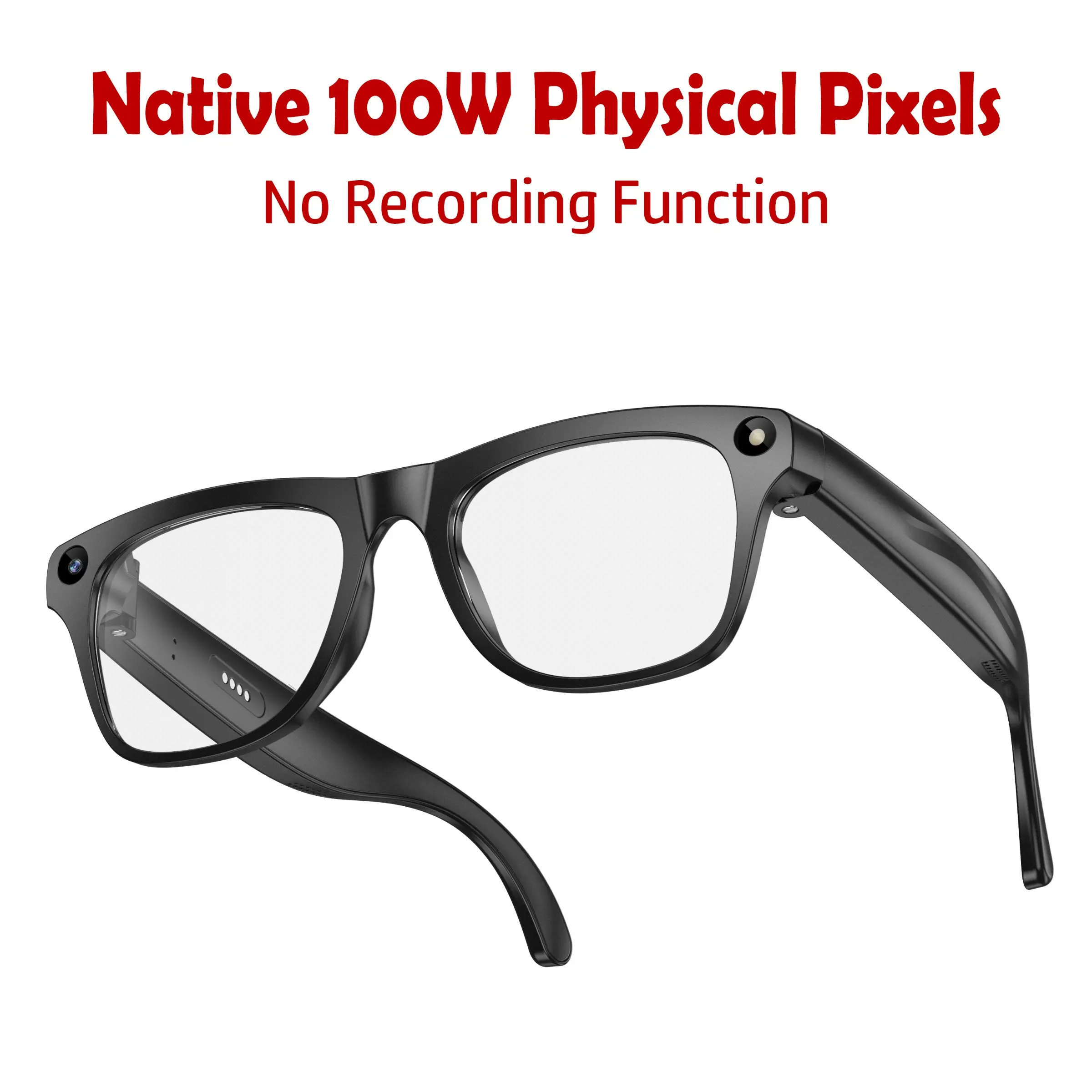 Ai Smart Glasses with Real-Time Multilingual Support, Blue Light Protection, Bluetooth-compatible Compatible, Ideal for Travel and Business, Wireless Translation Glasses