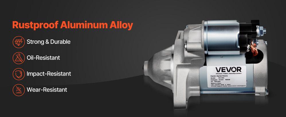 VEVOR Starter High Torque Starter Motor for Pontiac Toyota 17841 2800330 3371171