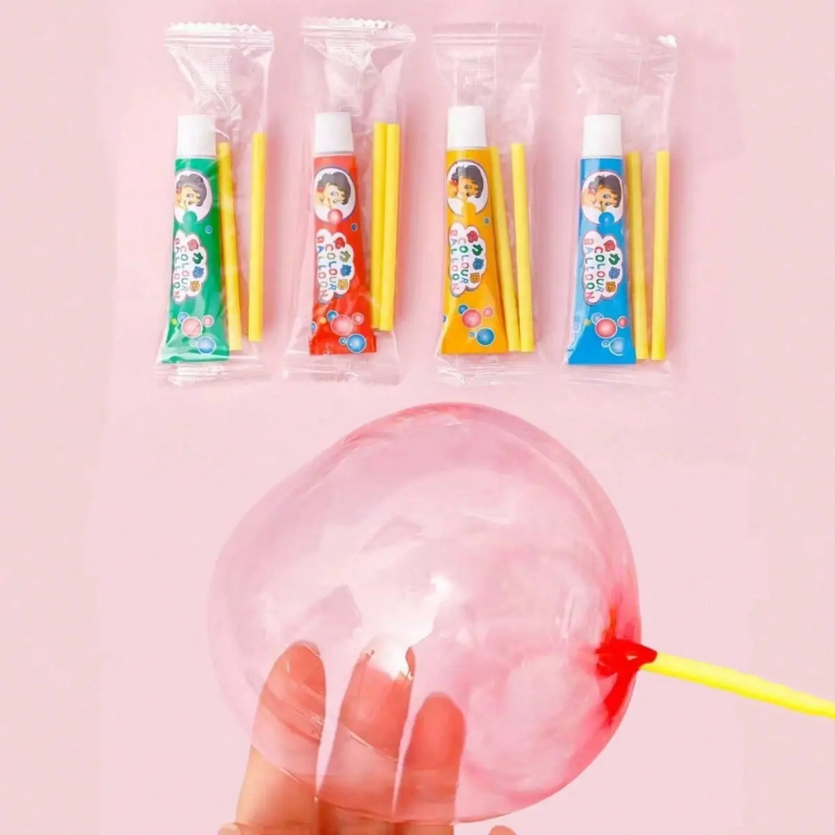 10pc Random Color Rainbow Balloons, Nostalgic Game, Ideal Choice for Memories, Birthday Party Game Props, Fun and Interactive