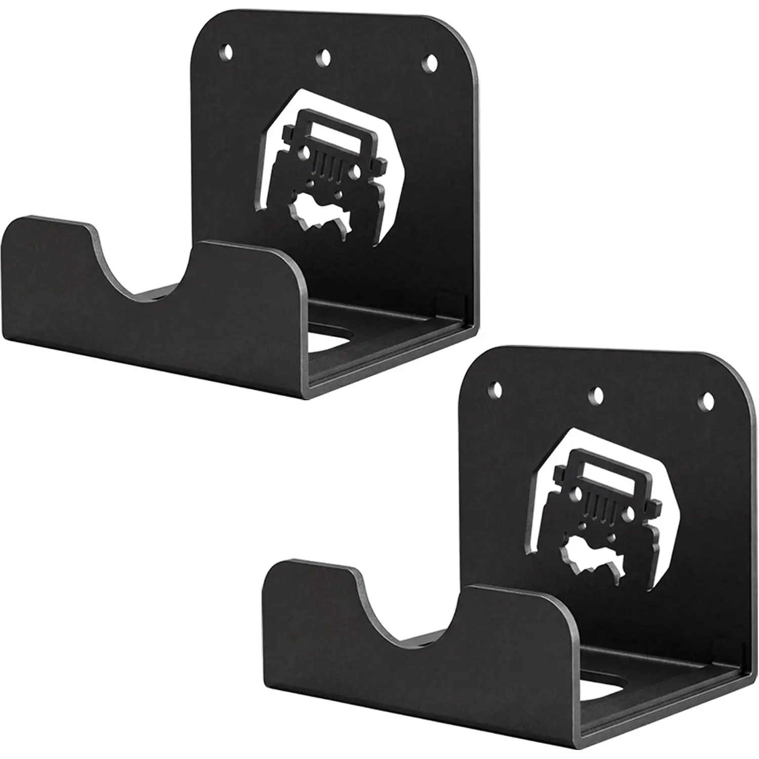 Rubber Mounting Brackets, 2 Pack for Home Repair, Heavy Duty Support Hardware