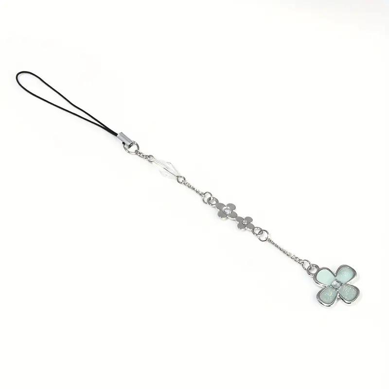 Four-leaf Clover Design Phone Chain, 1 Count Cute Phone Lanyard, Fashion Phone Strap for Women & Girls, Mobile Phone Decoration Accessories