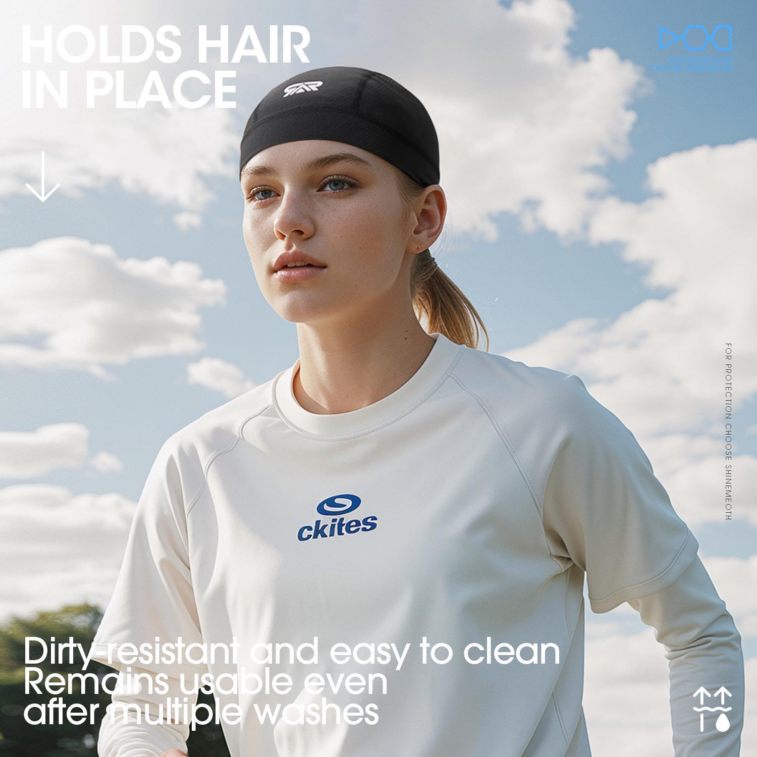 Cycling Cap, Protection Sports Cycling Cap, Hiking Hat, Breathable Sweat-absorbent Helmet Liner, Summer Sports Cap for Men & Women