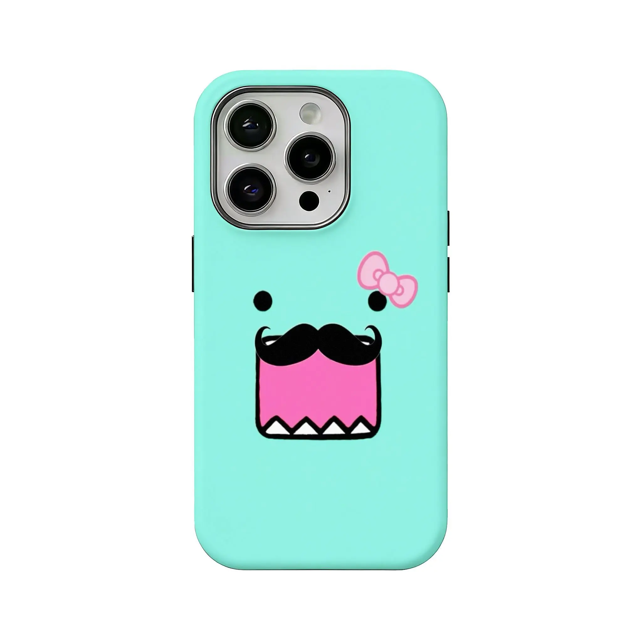 Quirky, cute, and funny phone case featuring a "so-ugly-it's-cute" design with a jagged, wide-mouthed character; compatible with iPhone 12 through 17 series—durable, drop-resistant hard shell with high-definition printing.