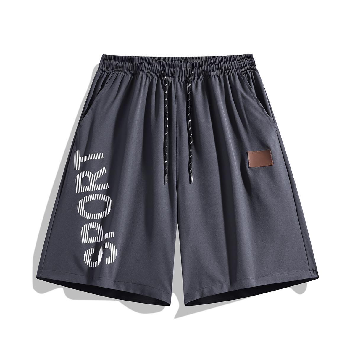 Men's Casual Mesh Shorts, Soft Stretchy Lightweight Breathable Athletic Shorts, Elastic Waist Drawstring Sports Track Shorts with Retro Striped Design, Comfortable Loose Fit Shorts for Basketball, Gym, Workout, Jogging, Beach, Summer Daily Wear