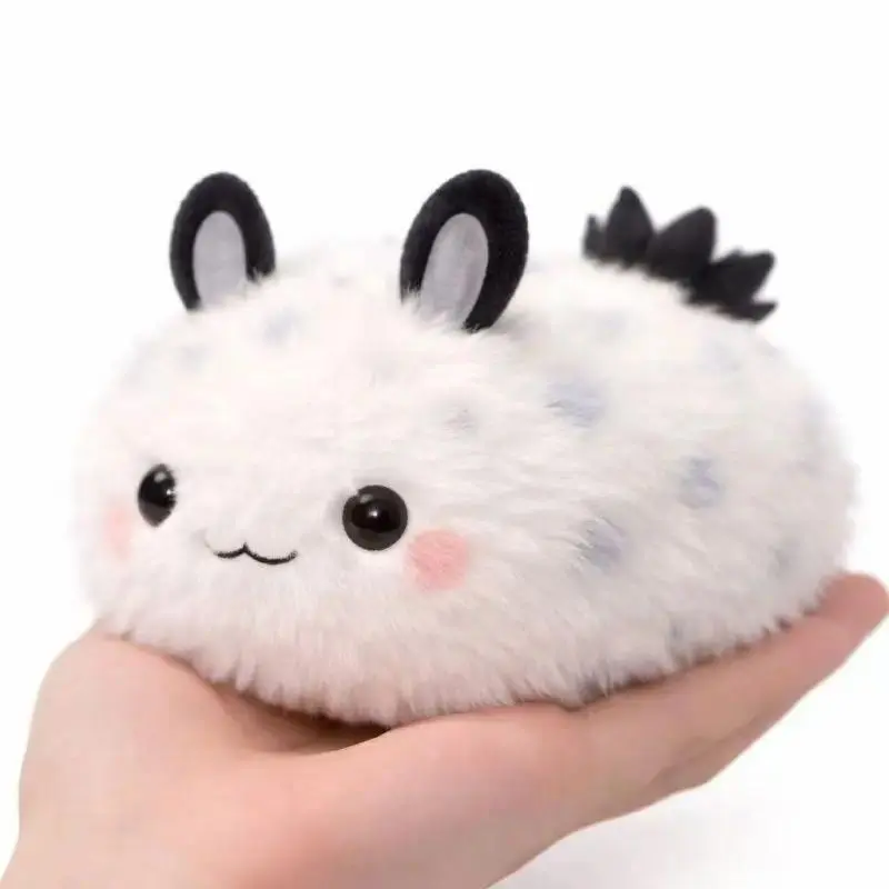 10cm Kawaii Soft Fushi Anime Princess Kaguya Stuffed Plush Doll Toy with Sea Slug Pendant Keychain, Ideal Birthday/Xmas Gift for Anime Fans