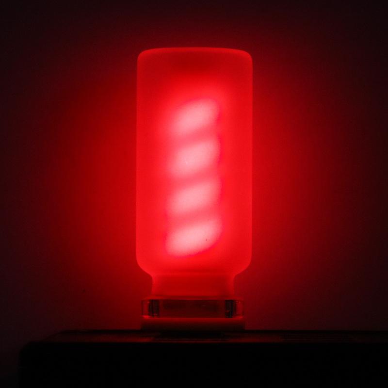 1 USB small night light touch color LED night light in the car ambient light Edison bulb incandescent ceramic light sanding touch bedside sleeping light portable multi-color LED ambient light that lights up