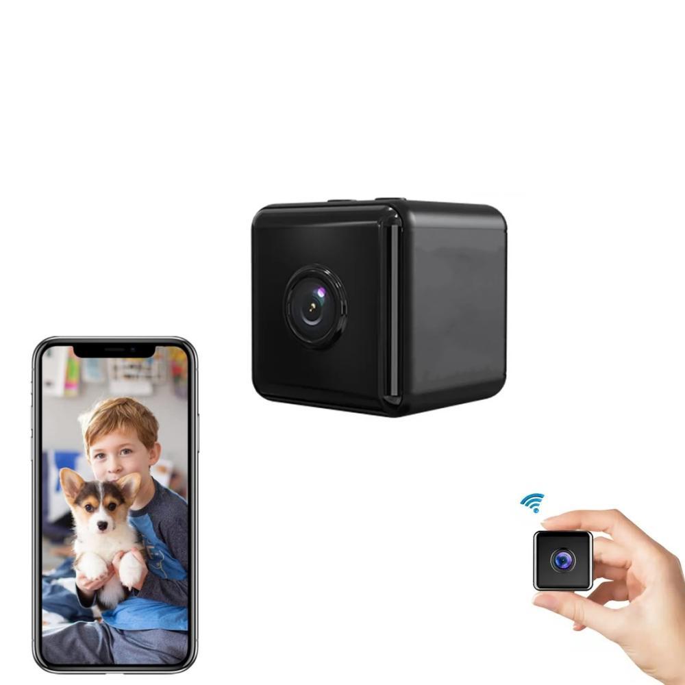 Portable Mini Square Security Camera, 2.4GHz Wifi Camera with Infrared Night Vision, Home Indoor Monitoring Camera with App Control & Circulation Recording Portable Mini Square Security Camera, 2.4GHz Wifi Camera with Infrared Night Vision, Home Indoor Monitoring Camera with App Control & Circulation Recording