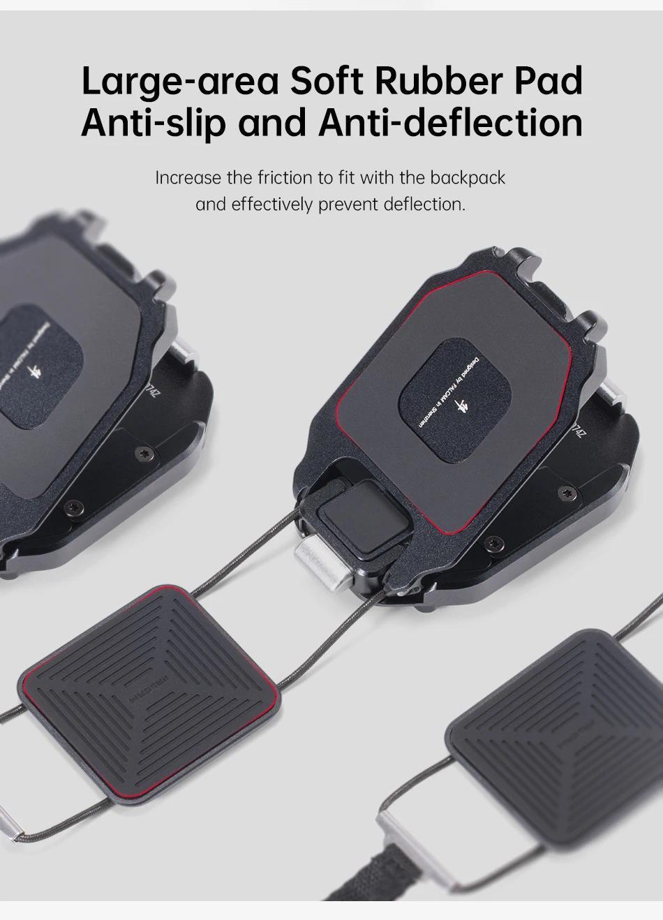 Ulanzi x Falcam F38 Quick Release System for Backpack & Shoulder Strap, upgraded Backpack Clip Kit, Shoulder Strap Mount for Gopro Sony Canon Nikon DSLR Camera Cage Quick Release Kit Base Arca-Swiss Ulanzi x Falcam F38 Quick Release System for Backpack & Shoulder Strap, upgraded Backpack Clip Kit, Shoulder Strap Mount for Gopro Sony Canon Nikon DSLR Camera Cage Quick Release Kit Base Arca-Swiss