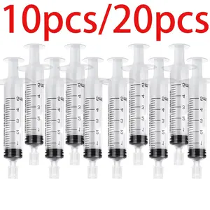 10/20 Pack 5ML Syringe Dispenser Tool, Plastic Material, Precise Quantitative Dispensing for Perfume/lotion/liquid Cosmetics, No Spills, Efficient Usage