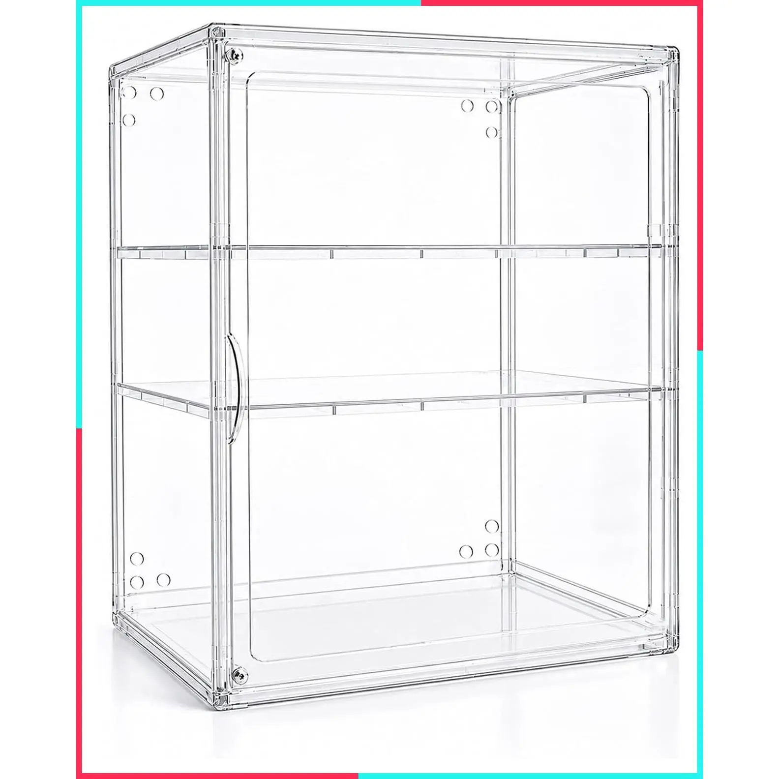 3-Tier Adjustable Countertop Baby Bottle Organizer Storage Cabinet