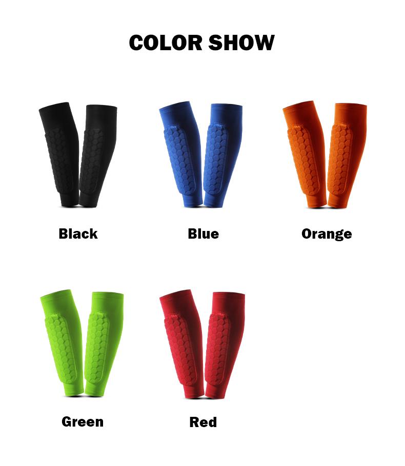 Football Shin Guard Socks Sleeves with Foam,Calf Compression Sleeve Honeycomb Pads,Sports Legging & Soccer Equipment
