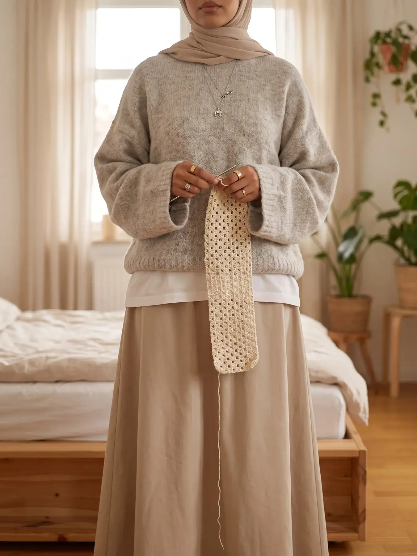 Women's Y2K Long Sleeve Knit Sweater, Knitwear, Loose Fit Round Neck Pullover, Soft Cozy Winter Casual Basic Wear, Perfect for Daily & Weekend Style