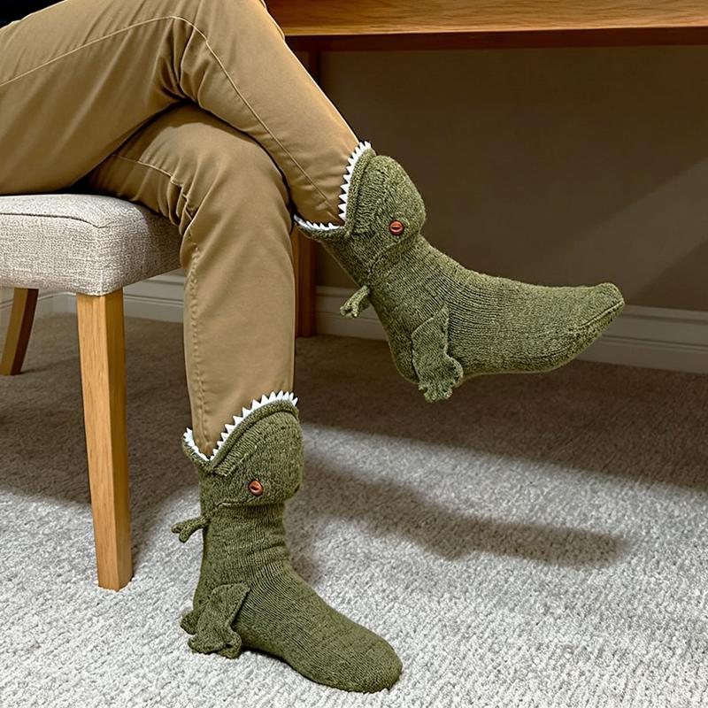 Silly Socks Fun Knit Animal Socks Winter Warm Floor Socks Creative Gift for Friends Unisex Socks Christmas Holiday Gift Womenswear Bridal Ultra Soft Cotton Blend