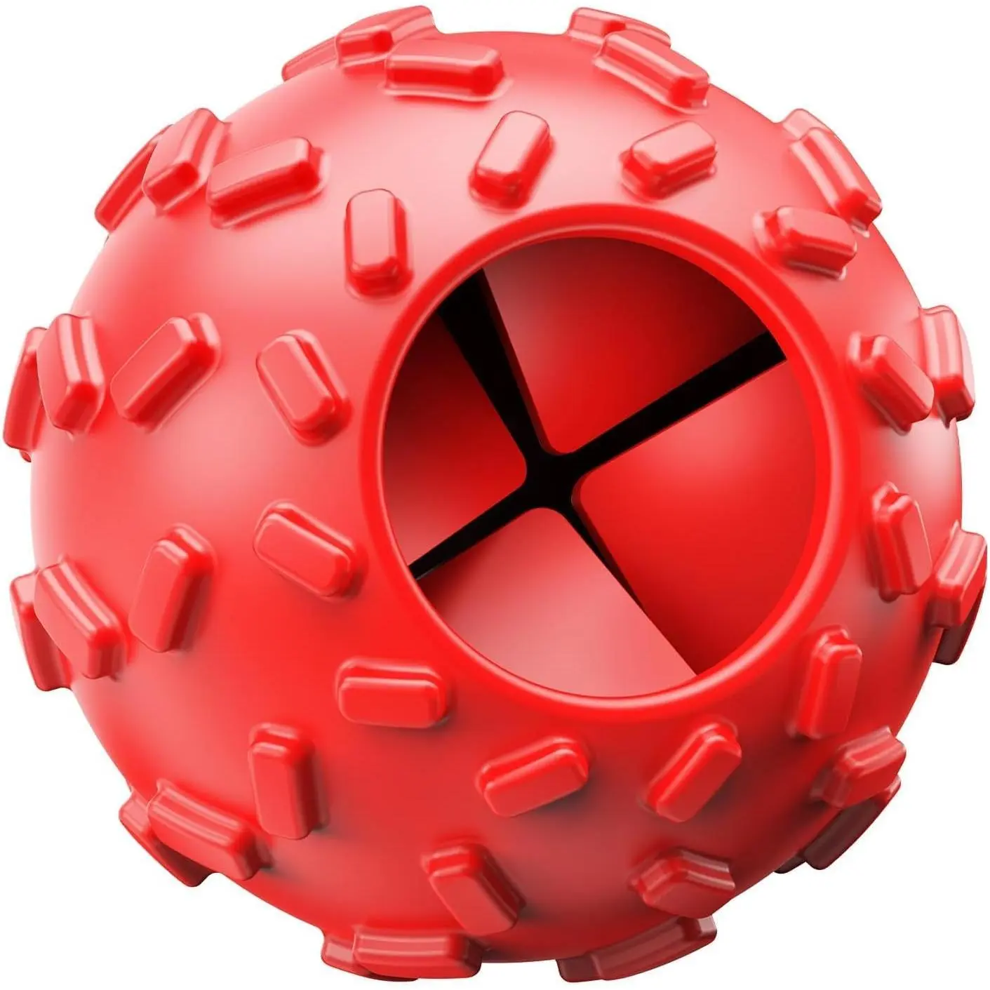 Dispensing  Toys - Interactive Cognitive   ,Puzzle Ball for Puppies & Small Dogs,Promotes Slow Eating, Reduces , for Fetch,Chewing &