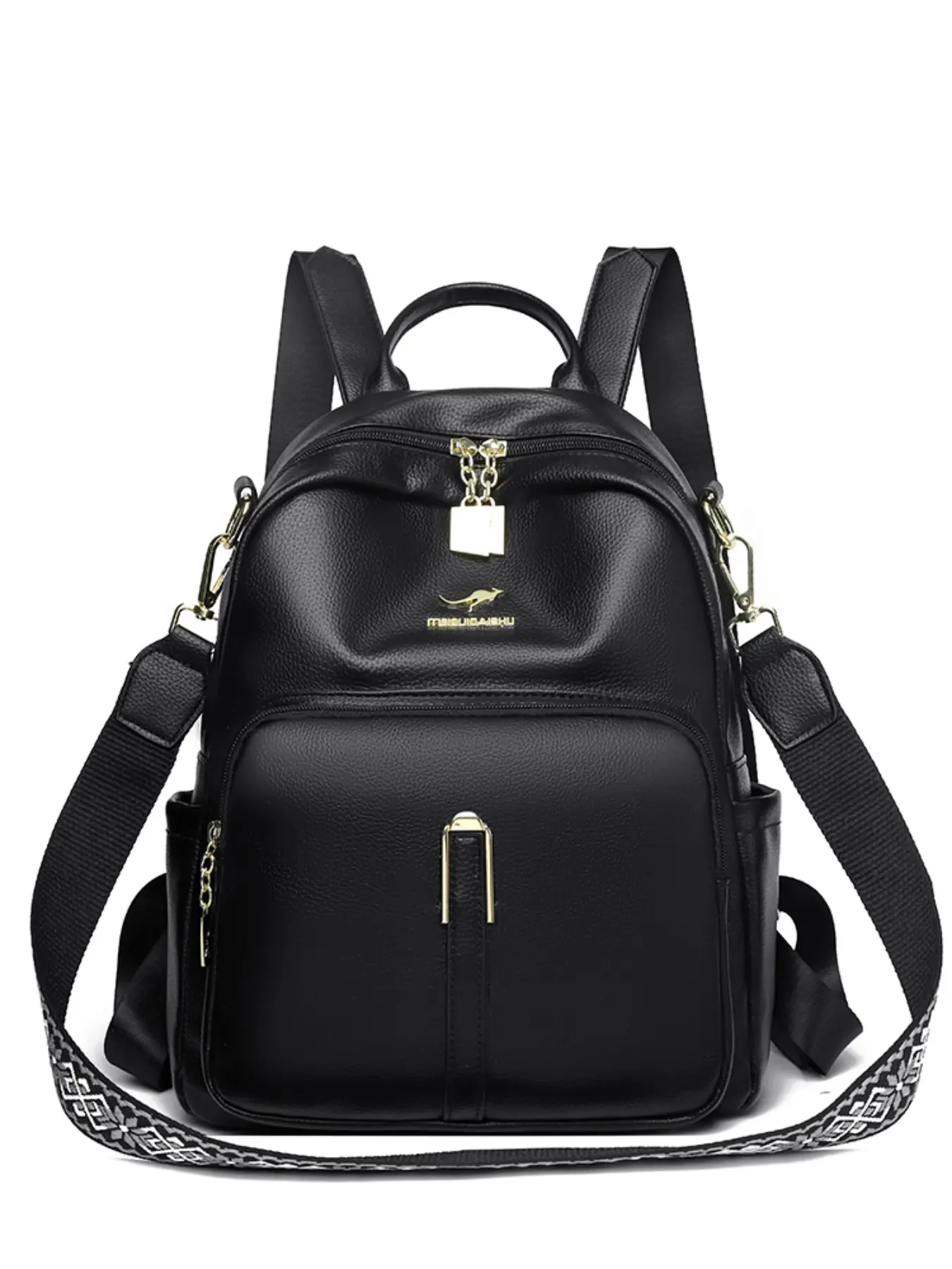 2026 New Soft Leather Backpack for Women, Simple and Lightweight Daily Backpack, Multi-Functional Large Capacity, Student Bookbag, Export Quality, PU Leather Backpack