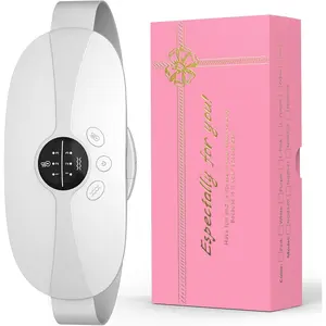Compact Cordless Menstrual Heating Waist Belt for Women, 5s Fast Graphene Heat, 3 Heat Levels & 3 Vibration Modes, Auto Shut-Off Rechargeable, Fast Relief Holiday Gift for Girlfriend (Party Favor/Birthday Option)