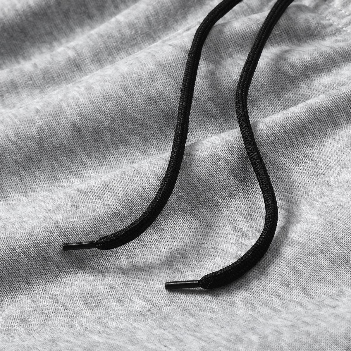 Men's Solid Color Pocket Drawstring Waist Wide Leg Pants, Stylish Casual Loose Straight Leg Trousers, Gym Travel Sports Set, Machine Washable Work Pants, Outdoor Sports Pants