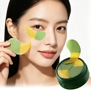 Gold Algae Crystal Dual Tone Eye Mask, 60 Patches/30 Pairs, Intense Moisture, Firming, Radiant Skin, Elasticity, Dryness Relief, Eye Care