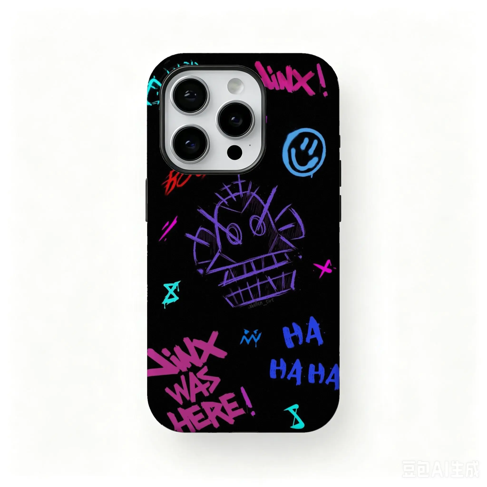 Powder Arcane Anime Phone Case for iPhone 17 16 15 14 13 12Pro Max Plus and Samsung Galaxy S22-26 Cool LLLeague of LLLegenDs Gamer Anime Perfect Birthday Gift for Friends